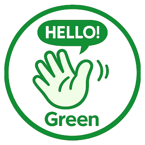 Hello Green Logo